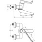 Ideal Standard CeraPlus - Mitigeur de lavabo, chrome B8223AA