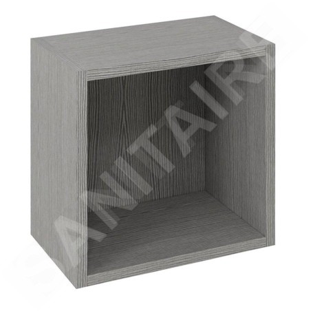 Sapho Espace - Armoire à étagères ouverte 350x350x220 mm, chêne argenté ESC150-1111