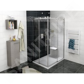 Sapho Espace - Armoire à étagères ouverte 350x350x220 mm, chêne argenté ESC150-1111