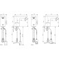 Ideal Standard CeraPlus - Mitigeur de lavabo à capteur, alimentation 230 V, chrome A6146AA