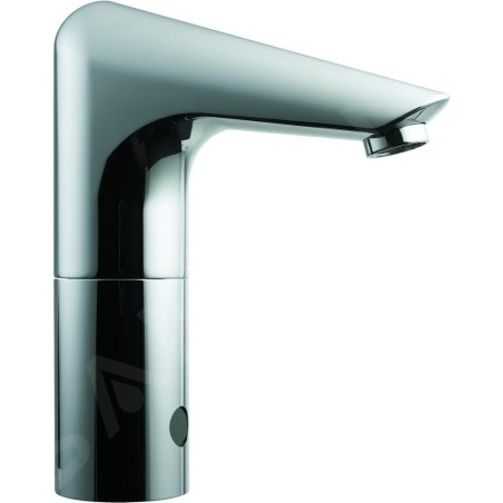 Ideal Standard CeraPlus - Mitigeur de lavabo à capteur alimentation par piles de 6 V, chrome A4152AA