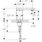 Geberit Public - Robinet de lavabo électronique, avec mitigeur et inverseur, alimentation réseau, chrome brillant 116.156.21.1 Geberit Public - Robinet de lavabo électronique, avec mitigeur et inverseur, alimentation réseau, chrome brillant 116.156.21.1