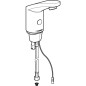 Geberit Public - Robinet de lavabo électronique, sans mitigeur, sans alimentation sur secteur, chrome brillant 116.435.21.1