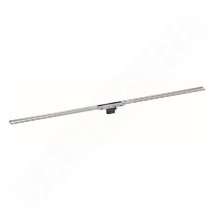 Geberit CleanLine - Canivelle de douche en inox 80, 300-1300 mm, inox poli / brossé 154.441.KS.1