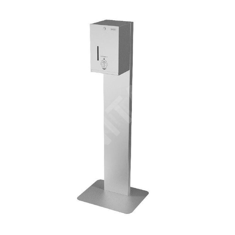 Sanela Distributeurs en inox - Distributeur de désinfectant sans contact sur borne-support, inox SLZN 59ES
