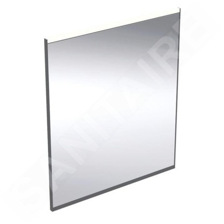 Geberit Option - Miroir avec éclairage LED et chauffage, 60x70 cm, noir mat 502.781.14.1