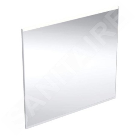 Geberit Option - Miroir avec éclairage LED et chauffage, 75x70 cm, aluminium 502.782.00.1