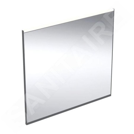 Geberit Option - Miroir avec éclairage LED et chauffage, 75x70 cm, noir mat 502.782.14.1