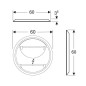 Geberit Option - Miroir avec éclairage LED, diamètre 60 cm 502.797.00.1 Geberit Option - Miroir avec éclairage LED, diamètre 60 cm 502.797.00.1