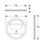 Geberit Option - Miroir avec éclairage LED, diamètre 75 cm 502.798.00.1 Geberit Option - Miroir avec éclairage LED, diamètre 75 cm 502.798.00.1
