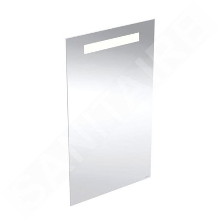 Geberit Option - Miroir avec éclairage LED, 40x70 cm, aluminium 502.803.00.1