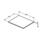 Ideal Standard i.Life B - tablette pour lavabo, 60 mm, chêne T5281NX