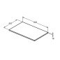 Ideal Standard i.Life B - tablette pour lavabo, 80 mm, chêne T5282NX