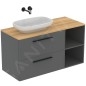 Ideal Standard i.Life B - tablette pour lavabo, 120 mm, chêne T5284NX