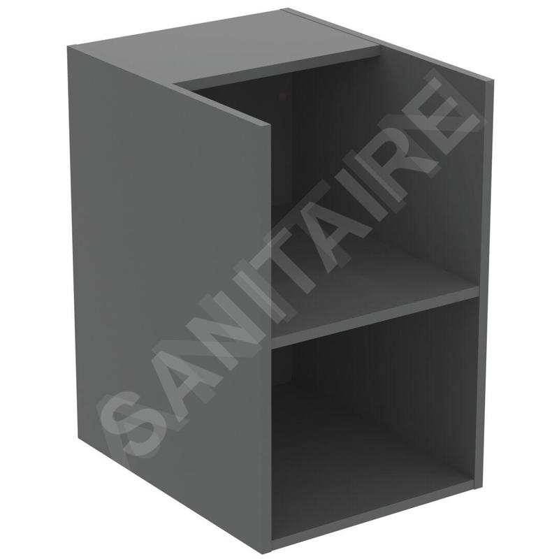 Ideal Standard i.Life B - Armoire latérale, 40x63x51 cm, ouverte, quartz gris mat T5322NG