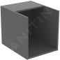 Ideal Standard i.Life B - Armoire latérale, 40x44x51 cm, ouverte, quartz gris mat T5323NG