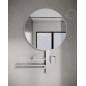 Ideal Standard ALU+ - Miroir avec porte-serviettes, tablette et gobelet pour brosses à dents et dentifrice, argenté BD587SI Ideal Standard ALU+ - Miroir avec porte-serviettes, tablette et gobelet pour brosses à dents et dentifrice, argenté BD587SI