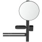 Ideal Standard ALU+ - Miroir avec porte-serviettes, tablette et gobelet pour brosses à dents et dentifrice, soie noire BD588XG Ideal Standard ALU+ - Miroir avec porte-serviettes, tablette et gobelet pour brosses à dents et dentifrice, soie noire BD588XG