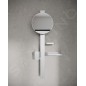 Ideal Standard ALU+ - Miroir cosmétique avec étagère et gobelet pour brosses à dents et dentifrice, argenté BD589SI Ideal Standard ALU+ - Miroir cosmétique avec étagère et gobelet pour brosses à dents et dentifrice, argenté BD589SI