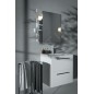 Ideal Standard ALU+ - Miroir cosmétique avec étagère et gobelet pour brosses à dents et dentifrice, argenté BD589SI Ideal Standard ALU+ - Miroir cosmétique avec étagère et gobelet pour brosses à dents et dentifrice, argenté BD589SI