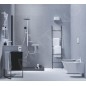 Ideal Standard ALU+ - Miroir cosmétique avec étagère et gobelet pour brosses à dents et dentifrice, argenté BD589SI Ideal Standard ALU+ - Miroir cosmétique avec étagère et gobelet pour brosses à dents et dentifrice, argenté BD589SI