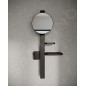 Ideal Standard ALU+ - Miroir cosmétique avec étagère et gobelet pour brosses à dents et dentifrice, soie noire BD589XG Ideal Standard ALU+ - Miroir cosmétique avec étagère et gobelet pour brosses à dents et dentifrice, soie noire BD589XG