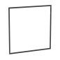 Geberit ONE - Cadre de finition 750x930 mm, pour armoire à glace encastrée Geberit ONE, noir mat 505.842.00.3