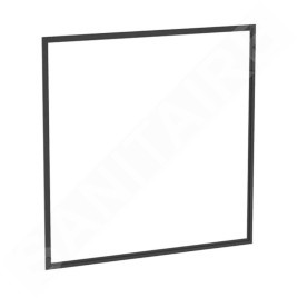 Geberit ONE - Cadre de finition 900x930 mm, pour armoire à glace encastrée Geberit ONE, noir mat 505.843.00.3