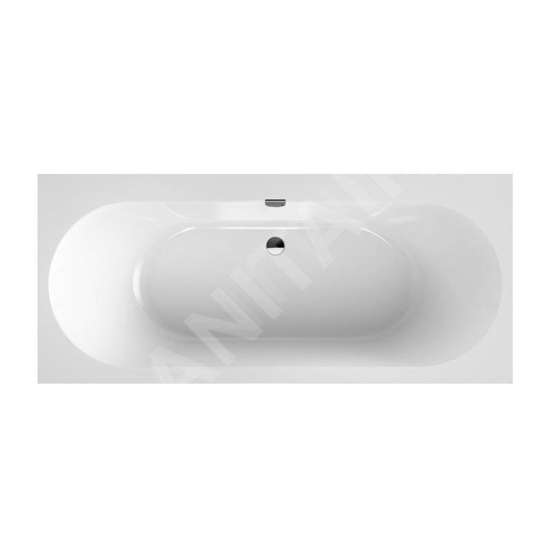 Villeroy & Boch Oberon 2.0 - Baignoire 1700x750x470 mm, Quaryl, blanc UBQ170OBR2DV-01 Villeroy & Boch Oberon 2.0 - Baignoire 1700x750x470 mm, Quaryl, blanc UBQ170OBR2DV-01