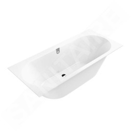 Villeroy & Boch Oberon 2.0 - Baignoire 1700x750x470 mm, Quaryl, blanc UBQ170OBR2DV-01