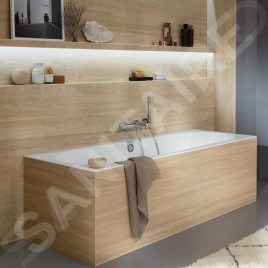Villeroy & Boch Oberon 2.0 - Baignoire 1700x750x470 mm, Quaryl, blanc UBQ170OBR2DV-01