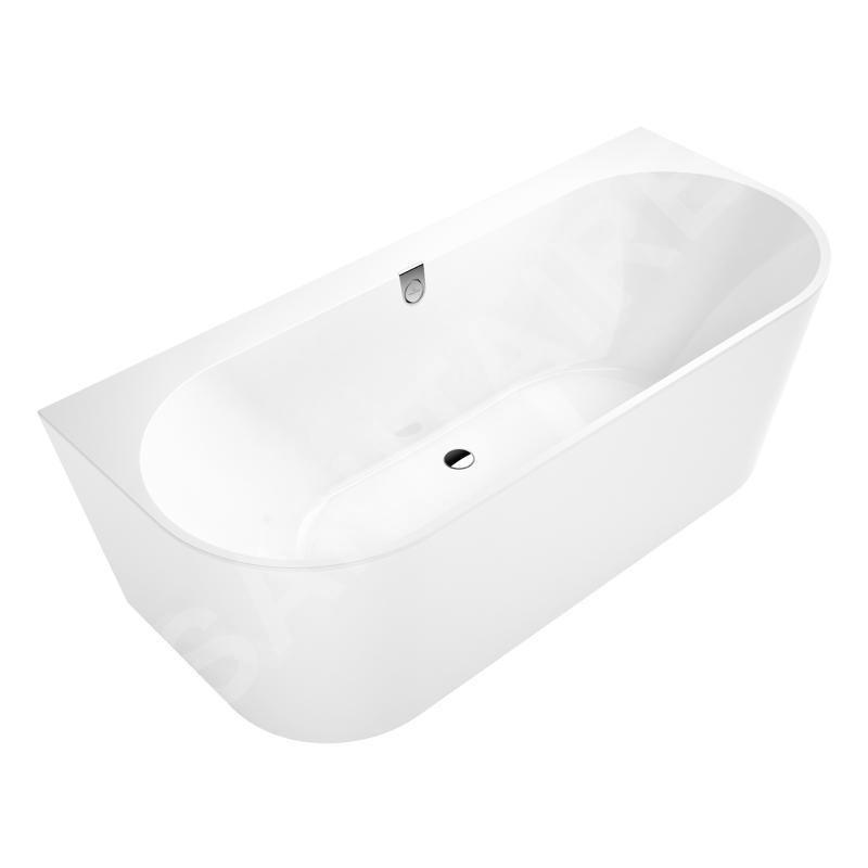 Villeroy & Boch Oberon 2.0 - Baignoire 1800x800x460 mm, Quaryl, blanc UBQ180OBR9CD00V-01 Villeroy & Boch Oberon 2.0 - Baignoire 1800x800x460 mm, Quaryl, blanc UBQ180OBR9CD00V-01