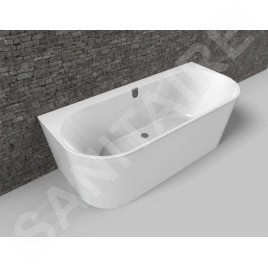 Villeroy & Boch Oberon 2.0 - Baignoire 1800x800x460 mm, Quaryl, blanc UBQ180OBR9CD00V-01