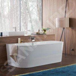 Villeroy & Boch Oberon 2.0 - Baignoire 1800x800x460 mm, Quaryl, blanc UBQ180OBR9CD00V-01