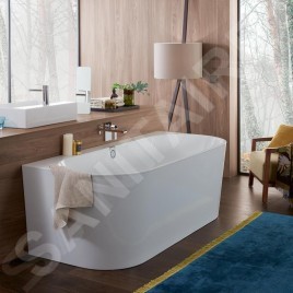 Villeroy & Boch Oberon 2.0 - Baignoire 1800x800x460 mm, Quaryl, blanc UBQ180OBR9CD00V-01