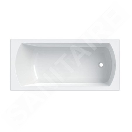 Geberit Perfect - Baignoire 150 x 75 cm, pieds inclus, blanc 554.071.01.1