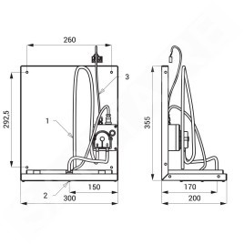 Sanela Distributeurs en inox - Distributeur de savon sans contact à positionner derrière un miroir SLZN 84J