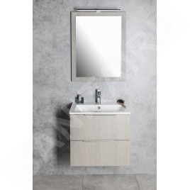 Sapho Miroirs - Miroir dans un cadre, 600x800 mm, chêne argenté NX608-1111