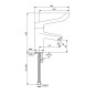 Ideal Standard Ceraplus II - Mitigeur de lavabo, chrome BC098AA