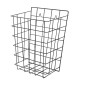 Sanela Paniers métalliques - Panier en fil de fer, 360x290x180 mm, acier / noir SLZN 40V