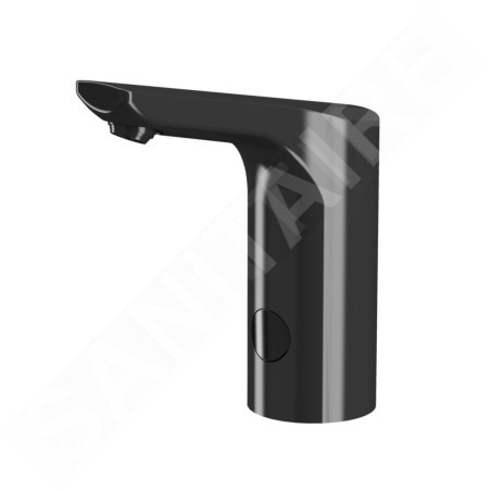 Sanela Robinet infrarouge - Mitigeur électronique de lavabo, alimentation 24 V DC, noir SLU 61V