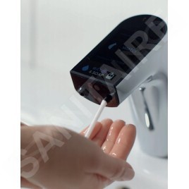 Ideal Standard Intellimix - Mitigeur de lavabo de capteur avec dosage de savon intégré, chrome A7488AA