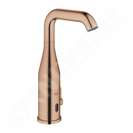 Grohe Essence E - Mitigeur de lavabo électronique infrarouge avec mélangeur et limiteur de température réglable, Warm Sunset