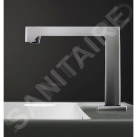Geberit Brenta - Mitigeur de lavabo thermostatique électronique, alimentation depuis pile, chrome 116.198.21.1