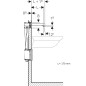 Geberit Brenta - Mitigeur de lavabo thermostatique électronique encastré, longueur 170 mm, alimentation secteur, chrome Geberit Brenta - Mitigeur de lavabo thermostatique électronique encastré, longueur 170 mm, alimentation secteur, chrome