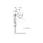Geberit Brenta - Mitigeur de lavabo thermostatique électronique encastré, longueur 170 mm, alimentation depuis pile, chrome Geberit Brenta - Mitigeur de lavabo thermostatique électronique encastré, longueur 170 mm, alimentation depuis pile, chrome