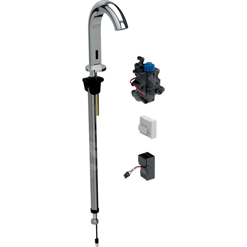 Geberit Piave - Mitigeur de lavabo thermostatiques électroniques, alimentation secteur, chrome 116.187.21.1