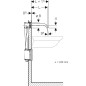 Geberit Piave - Mitigeur de lavabo thermostatique électronique encastré, longueur 220 mm, alimentation depuis pile, chrome Geberit Piave - Mitigeur de lavabo thermostatique électronique encastré, longueur 220 mm, alimentation depuis pile, chrome