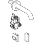 Geberit Piave - Mitigeur de lavabo thermostatique électronique encastré, longueur 220 mm, alimentation depuis pile, chrome Geberit Piave - Mitigeur de lavabo thermostatique électronique encastré, longueur 220 mm, alimentation depuis pile, chrome