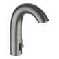 Laufen Curvetronic - Mitigeur de lavabo électronique, avec mélangeur, alimentation secteur, inox brossé HF707153423000